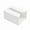 White, variant on Eliaeconx Wall Mounted Tissue Box Holder, No Drill Paper Dispenser, Modern Storage Case for Bathroom and Kitchen Counter, White