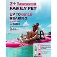 thumbnail image 4 of NACATIN Inflatable Dog Paddle Board 2-in-1 Dog SUP with Built-In Ramp & Kayak Seat, 4 of 8