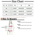 thumbnail image 3 of Cethrio Women's 3 Piece Swimsuits Sun Print Halter Triangle Tie Side Bikini Bathing Suit with Cover Up Beach Skirt,Red,Size 6,Trajes de baño, 3 of 7