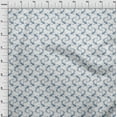 thumbnail image 3 of oneOone Cotton Cambric Grayish Blue Fabric Koi Fish Ocean Craft Projects Decor Fabric Printed By The Yard 56 Inch Wide, 3 of 4