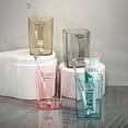 thumbnail image 4 of Guiexla Transparent Plastic Mouthwash Cup with Handle Odor-free Rinse Cup Easy to Clean Burr-free Dental Cup Toothbrush Holder for Home Bathroom Travel, 4 of 8