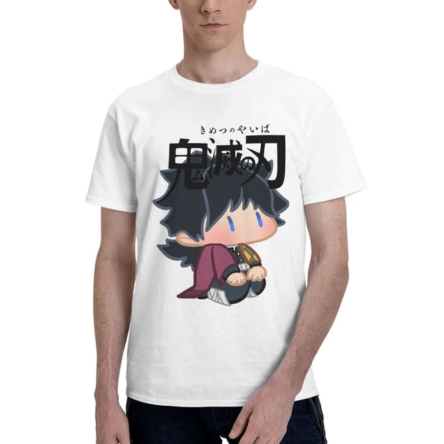 Camiseta de Manga Corta para Hombres Kimetsu no Yaiba