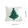 thumbnail image 3 of JilgTeok Christmas Theme Throw Pillowcases Soft Stuffed Christmas Pillow Cover for Couch Indoor Pillows Decorative Throw Pillowcase for Christmas Party Home Cushion Decor(17.71*17.71in), 3 of 6