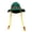 Green, variant on QIYAGBSA Women Festival Hat Braided Detail Embroidered Band Curved Brim for Oktoberfest Costume Party (White Free Size)