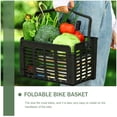 thumbnail image 2 of KONTONTY Foldable Bike Basket for Bikes Rectangular PP 1Pack, 2 of 8