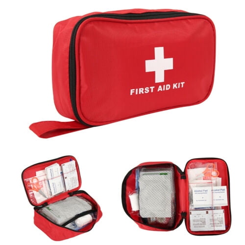 180 Piece First Aid Kit Emergency Mdeical Bag Travel Home Hoilday Aid Set