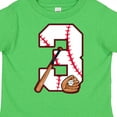 thumbnail image 4 of Inktastic Baseball Third Birthday Three Years Old Boys or Girls Toddler T-Shirt, 4 of 5