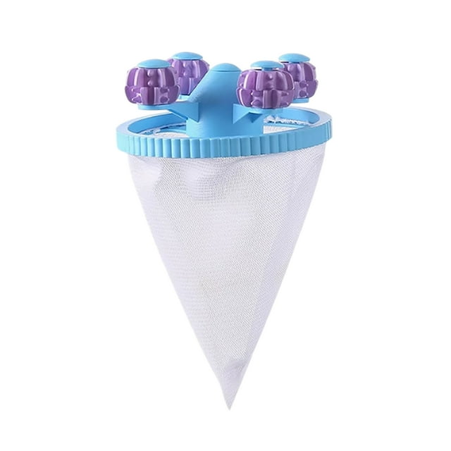 Filet Flottant de Filtration des Poils pour Enlever les Peluches, Attrape-Poils pour Laveuse, Enlève-Poils pour Animaux pour Lessive, Attrape-Poils Réutilisable pour Animaux, Sac en Filet pour Laveuse, Filtre à Cheveux pour Lessive, Nettoyage