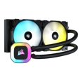 thumbnail image 1 of CORSAIR H100 RGB - Processor liquid cooling system - Radiator Size: 240 mm - copper, 1 of 7