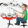 thumbnail image 5 of Deals! Danhjin Baby Musical Toys, Jazz Drum Children's Musical Instrument with Five Drum Set for Infant Early Education, Percussion Instrument for Toddlers 1-3 Learning and Play, Christmas Gifts, 5 of 8