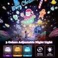 thumbnail image 4 of Rocket Projector Night Light for Kids with Bluetooth Speaker, Rechargeable Star & Galaxy Projector, 360 Rotating Space Light with 8 Films, 4 Colors, Timer & Remote Control, 4 of 6