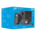 thumbnail image 3 of Logitech Z407 Bluetooth Computer Speakers with Subwoofer and Wireless Control, Immersive Sound, Premium Audio with Multiple Inputs, USB Speakers, 3 of 9