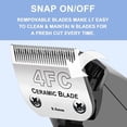 thumbnail image 4 of Dog Grooming Clipper Replacement Blades Compatible with Andis Pet Clipper/Oster A5/Wahl KM Series Dog Clipper,Ceramic Blade & Stainless Steel Blade(3FC+4FC+5FC+7FC), 4 of 6