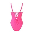 thumbnail image 6 of Curenmufel Bathing Suits for Women Women's One Piece Swimsuits Tummy Control Front Cross Bathing Suits Tie Back Slimming V Neck Swimwear, 6 of 9