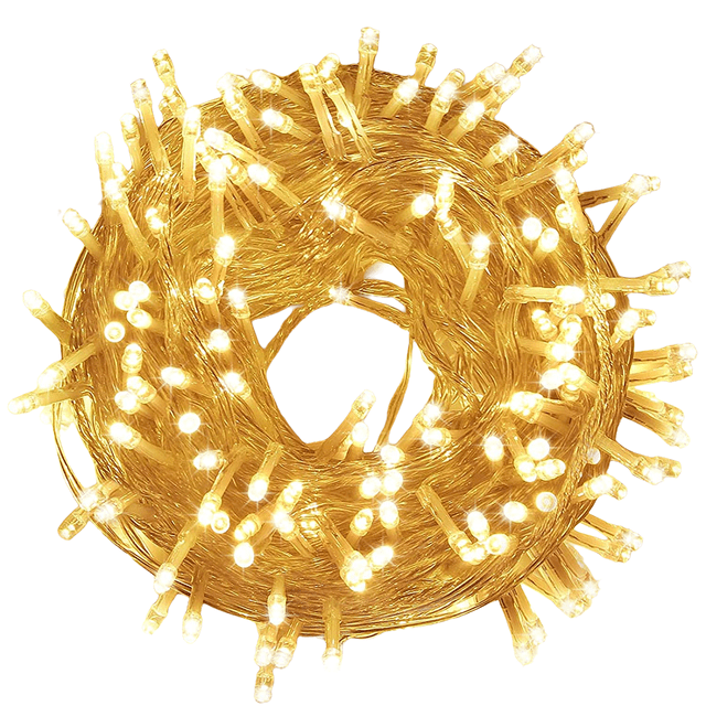 Cascada de luz YANKON 500 Leds 7.5 Metros Decorativo Blanca cálida YK-NAV-C5003