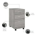 thumbnail image 3 of Studio C 3 Drawer Mobile File Cabinet in Platinum Gray - Engineered Wood, 3 of 8
