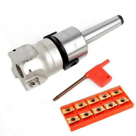

MT2 400R 50mm Face End Mill Cutter + APMT1604 Carbide Inserts 10pcs W/Wrench Kit