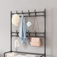 thumbnail image 3 of Porte-chaussures Cinq Couches Simple Porte-Chaussures Rangement Intégré Porte-Chaussures Multifonctionnel Porte-Manteau, 3 of 9