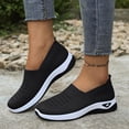thumbnail image 2 of Duqingm Women'S Loafers Women's Fashion Ballet Flats Pointy Toe Flats Mesh Casual Shoes for Women Slip on Shoes Black,8, 2 of 7