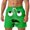 23-Green, variant on ibiyuan Mens Funny Swim Trunks Funny Expression Graphic Lightweight Beach Board Shorts Drawstring Waist Mens Bathing Suits Beach Swimwear