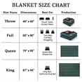 thumbnail image 6 of Sacred Thread Fleece Blanket South Western, Reversible Mexican, Vibrant Aztec Blankets and Throws for Aztec Decor for Home (Lake Flannel / Flannel) (King (87''x95''), 6 of 9