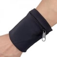 thumbnail image 4 of Brand Clearance! Outdoor Breathable Pocket Sweatband Gym Wrist Bag Sports Wristband Zipper Workout Wallet, 4 of 5