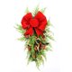 thumbnail image 1 of Árbol al revés de Navidad, puerta de viento nórdico colgante para casa, ventana de vacaciones, adornos de guirnalda de gotas de agua, 1 of 12