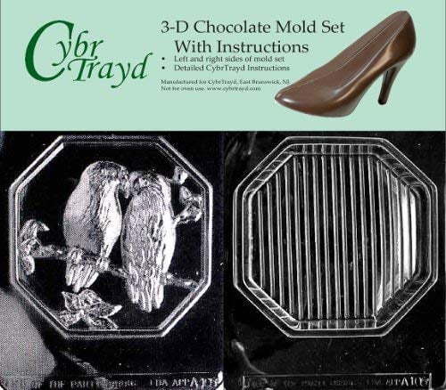 Cybrtrayd Paw Print Chocolate Candy Mold - 6 Cavity PETG Plastic Mold For Lollipops, Soap, Plaster