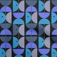 thumbnail image 1 of oneOone Viscose Jersey Medium Blue Fabric Geometric Circle Dress Material Fabric Print Fabric By The Yard 60 Inch Wide, 1 of 4