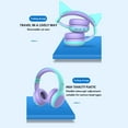 thumbnail image 7 of Headworn Bluetooth Headset Children's Ear Folding 85db Student Makaron E61 Wireless Headset, Bluetooth Headset, 7 of 7