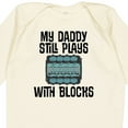 thumbnail image 4 of Inktastic Auto Mechanic Daddy Still Plays with Blocks Boys or Girls Long Sleeve Baby Bodysuit, 4 of 5
