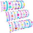 thumbnail image 1 of Pulseras para niños SIELEVIN, 27 unidades, juego de cuentas coloridas para niños de más de 3 años, 1 of 9