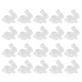 thumbnail image 1 of 1 Set 20 Pcs Lovely 6.5cm Foam Rabbits DIY Accessories Rabbit Toys (White), 1 of 3
