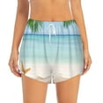 thumbnail image 2 of Sigee Starfish in Beach for Women's Athletic Shorts High Waisted Running Shorts Pocket Sporty Short Gym Elastic Workout ShortsXX-Large, 2 of 9