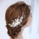 thumbnail image 3 of Flor para el cabello nupcial Aleación Resina Elegante Hermoso Con estilo Simple Estilo americano europeo Accesorios para el cabello de boda Flor de resina blanca, 3 of 6