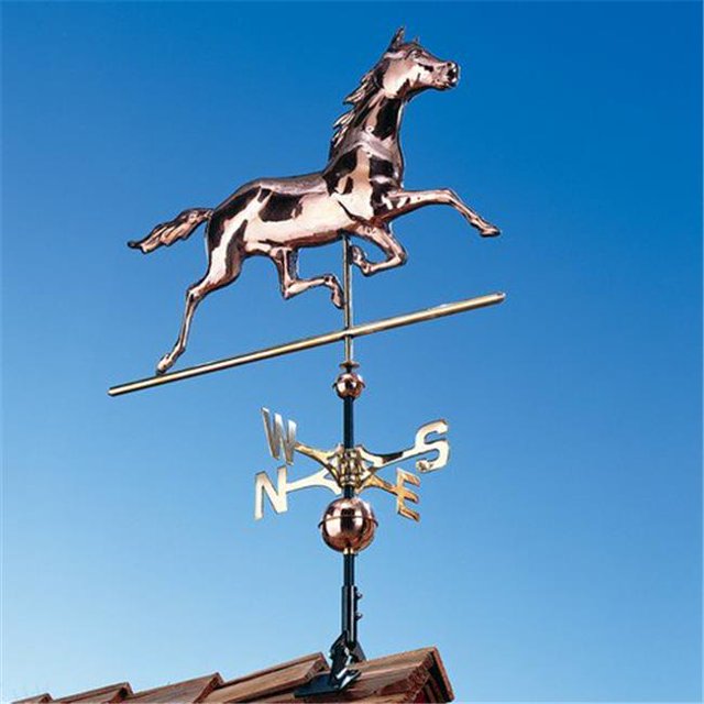 Whitehall Products 45031 Horse Copper Weathervane - Polished
