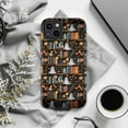 thumbnail image 6 of Cozy Halloween Bookshelf Phone Case for iPhone 16 15 14 13 12 11 Pro Max, Mini & Plus – Cute Ghosts, Autumn Flowers & Vintage Books Phone Cover, 6 of 6