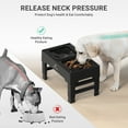 thumbnail image 3 of ELS PET Elevated Dog Bowls Adjustable Raised Dog Bowl Slow Feeder Water Bowl Non-Spill, 3 of 9