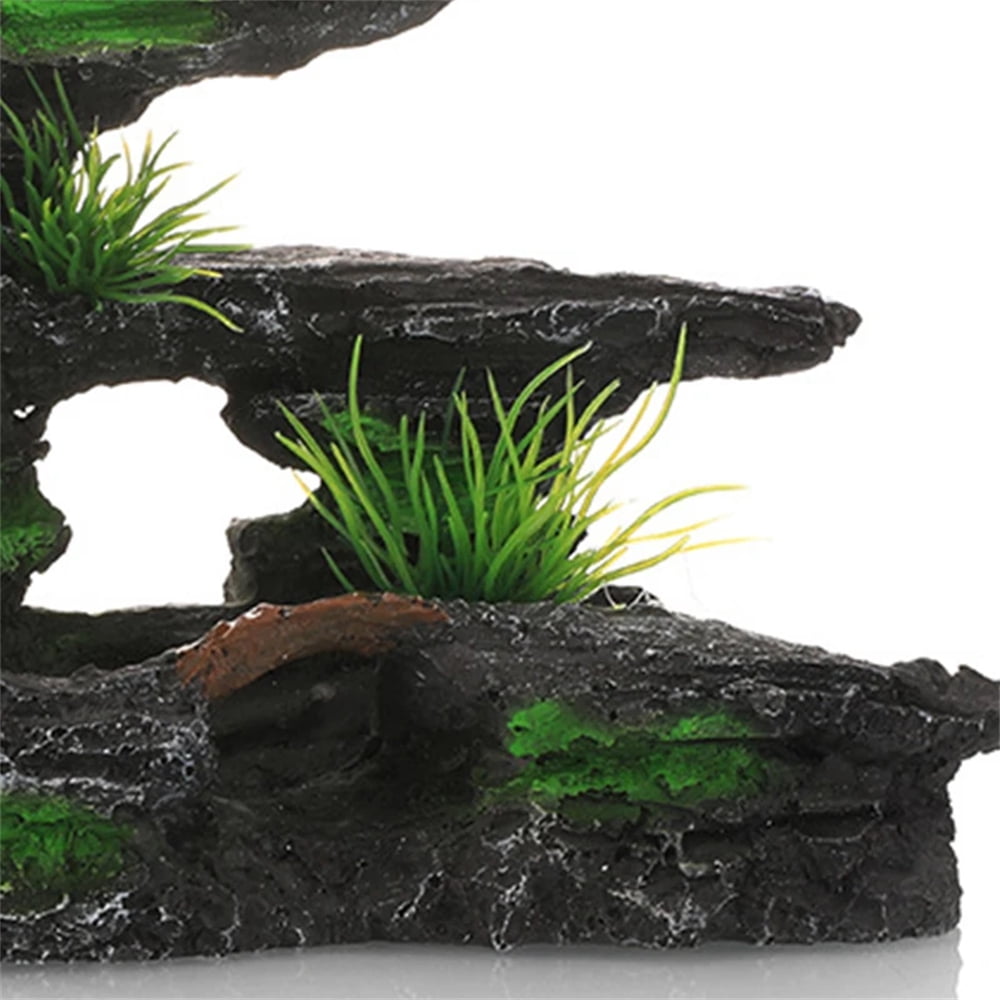 Fish Tank Rockery Decoration Simulate Natural Environment Fish Tank False Stone Decorative Ornaments Aquarium Rockery Decoration