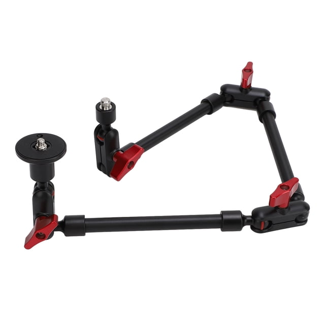 Desk Camera Mount Professional 360 Degree Adjustable Camera Clamp Mount with 1/4 Inch 3/8 Inch Thread for LED Light Camera Microphone Cell Phone