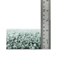 thumbnail image 5 of Rugs.Com Soft Touch Shag Collection Square Rug ‚Äì 5 Ft Square Dark Green Shag Rug Perfect For Living Rooms, Kitchens, Entryways, 5 of 7