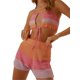 thumbnail image 2 of Txlixc, pantalones cortos de punto salvaje para mujer, pantalones cortos de cintura alta elástica, pantalones cortos casuales de verano Txlixc Sexy, 2 of 5