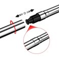thumbnail image 6 of L Shaped Shower Curtain Rod,28-39 X 43-67 Inch Curved Shower Rod,Adjustable Shower Rods for Bathroom,Stainless Drilling Shower Curtain Rods with 18 Ring Hooks,for Bathroom Tub Dressing Room, 6 of 6