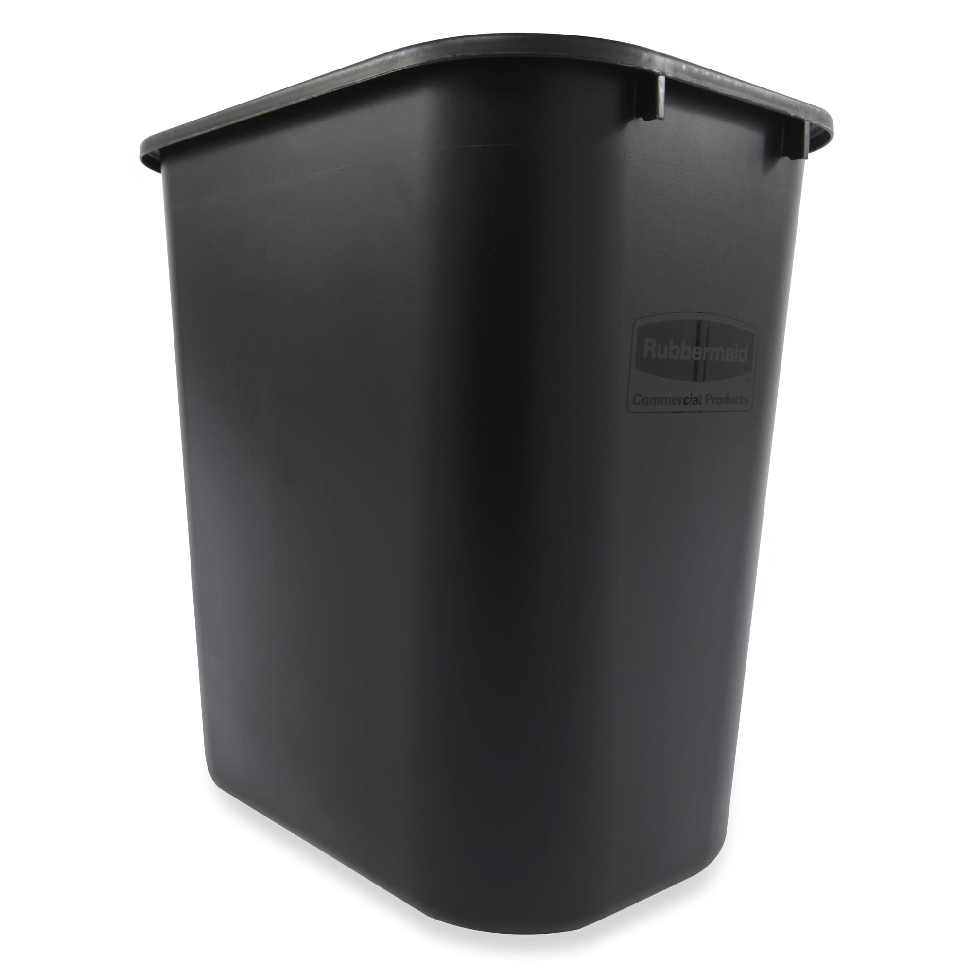 Rubbermaid Commercial Products 7-Gallon Black Wastebasket photo 3