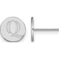 thumbnail image 1 of Sterling Silver Rh-Plated Logoart Quinnipiac University Xs Post Earring Made In United States ss004quu, 1 of 5