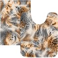 thumbnail image 4 of Fancy Leopard Bathroom Rug Rectangular Bath Mat Non Slip Bath Rugs Absorbent Shaggy Bathmats for Sink Shower 16" x 24" Home Decor, 4 of 7
