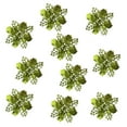 thumbnail image 2 of VerPetridure 16Cm Artificial Christmas Glitter Glitter Flowers for Festive Decoration Green Artificial Christmas Gold Glitter Christmas Hollow Flower Used To Decorate Flowers For Christmas Day, 2 of 6