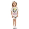 thumbnail image 6 of Minnie Mouse Toddler Girl Graphic Tee and Bike Shorts Set, 2-Piece, Sizes 12M-5T, 6 of 8