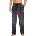 thumbnail image 4 of Mandala Sea Turtle Ghost Pajama Pants, Men's Lounge Pants Light with Drawstring and Pockets, Christmas New Year Birthday Father's Day Gifts, Medium, 4 of 7