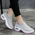 Womens Slip On One Foot Wear Shoes Work Non Slip Air Cushioned Sneakers